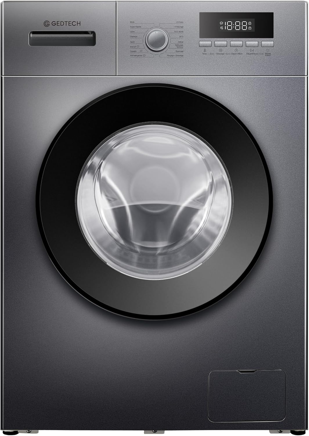 GEDTECH - Lave-linge GLL71200BL - 7 kg - Chargement frontal