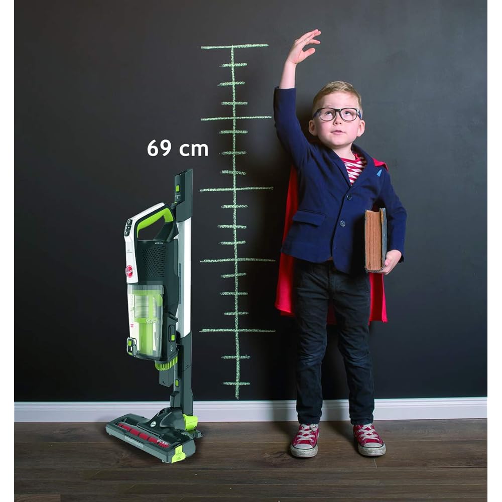 Hoover H-Free 500 HF522NPW, Aspirateur Balai sans Fil Puissant 22V, Autonomie 40 Min, Ultra léger, Affichage LED, Compact, Brosse Poils d’Animaux, Position Parking, Contrôle à Distance (Wi-FI) : Cuisine et Maison