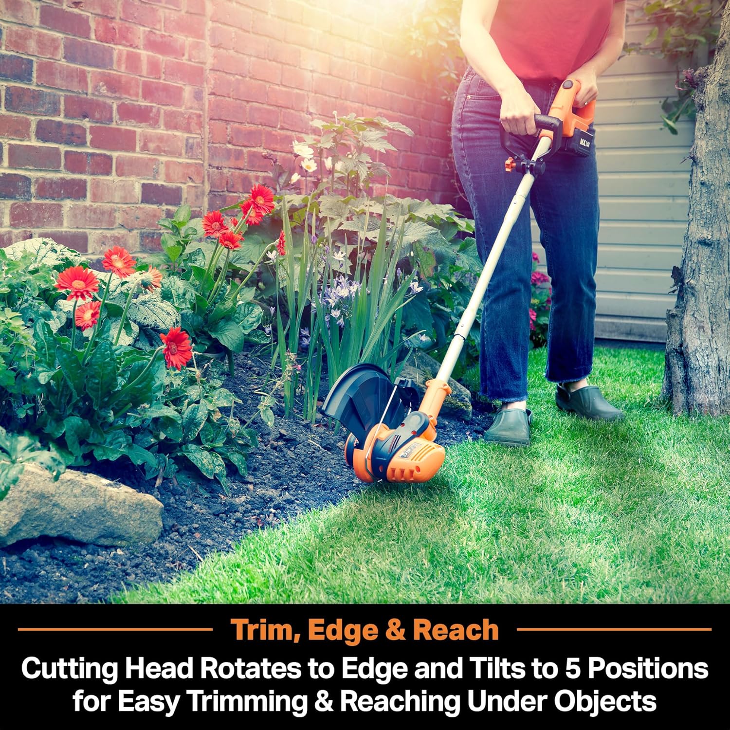 Lawnmaster OcuMow™ Tondeuses Robot sans câble périmétrique, Cuts 200 to 300 m² of Lawn with 2 Battery Full Charge, Evitement d’Obstacles, Faible Bruit