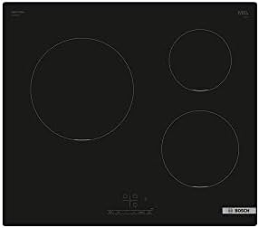 Bosch PUC611BB5E  Série 4, Plaque à Induction   3 Feux   60 cm   Puissance 4600 W   Noir : Cuisine et Maison