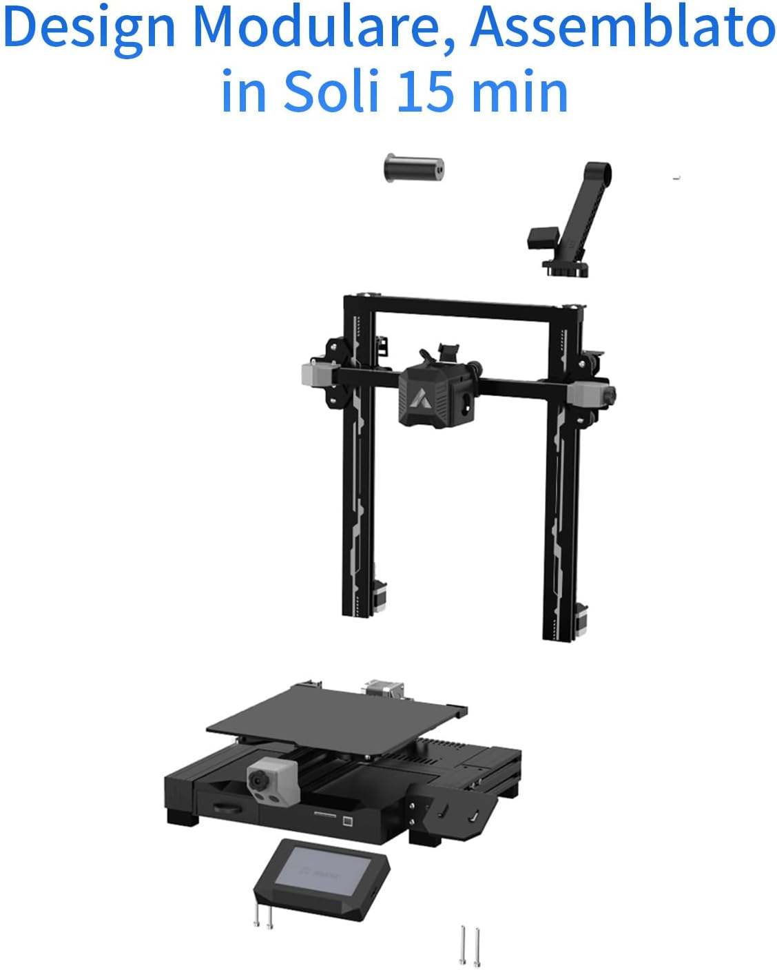 Imprimante 3D JG MAKER R1 pour débutants - 9,06 x 9,06 x 9,84 pouces