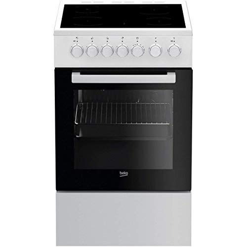 CUISINIERE VITROCERAMIQUE BEKO MENAGER FSS 57100 GW : Gros électroménager