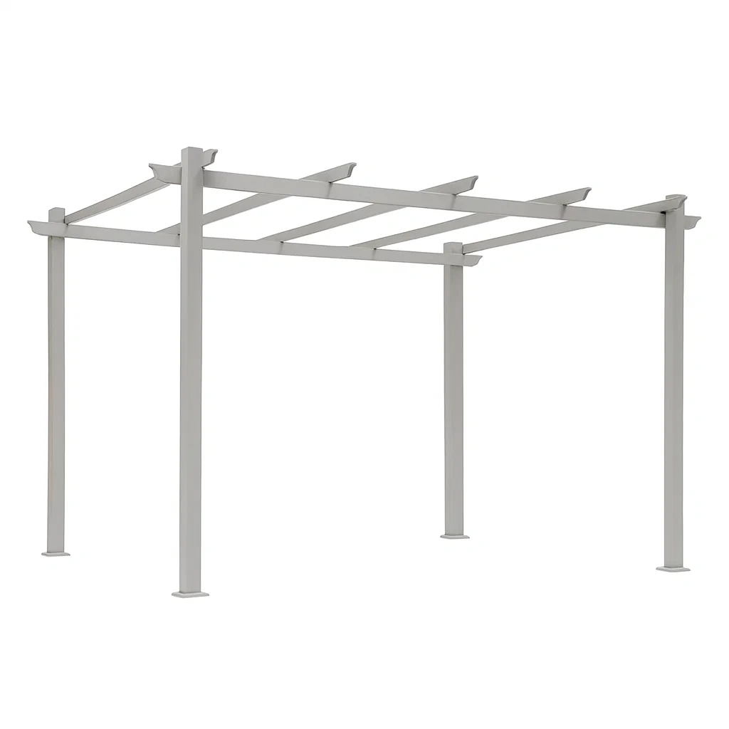 Pergola en aluminium blanc