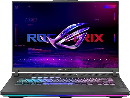 ASUS ROG Strix G16 G614JV-N4118W 16 Pouces QHD+ 240 Hz PC Portable (Intel Core i7-13650HX 4.9Ghz, 16GB DDR5 RAM, 1TB SSD, NVIDIA GeForce RTX 4060 8GO TGP 140W, Windows 11 Home) – Clavier AZERTY
