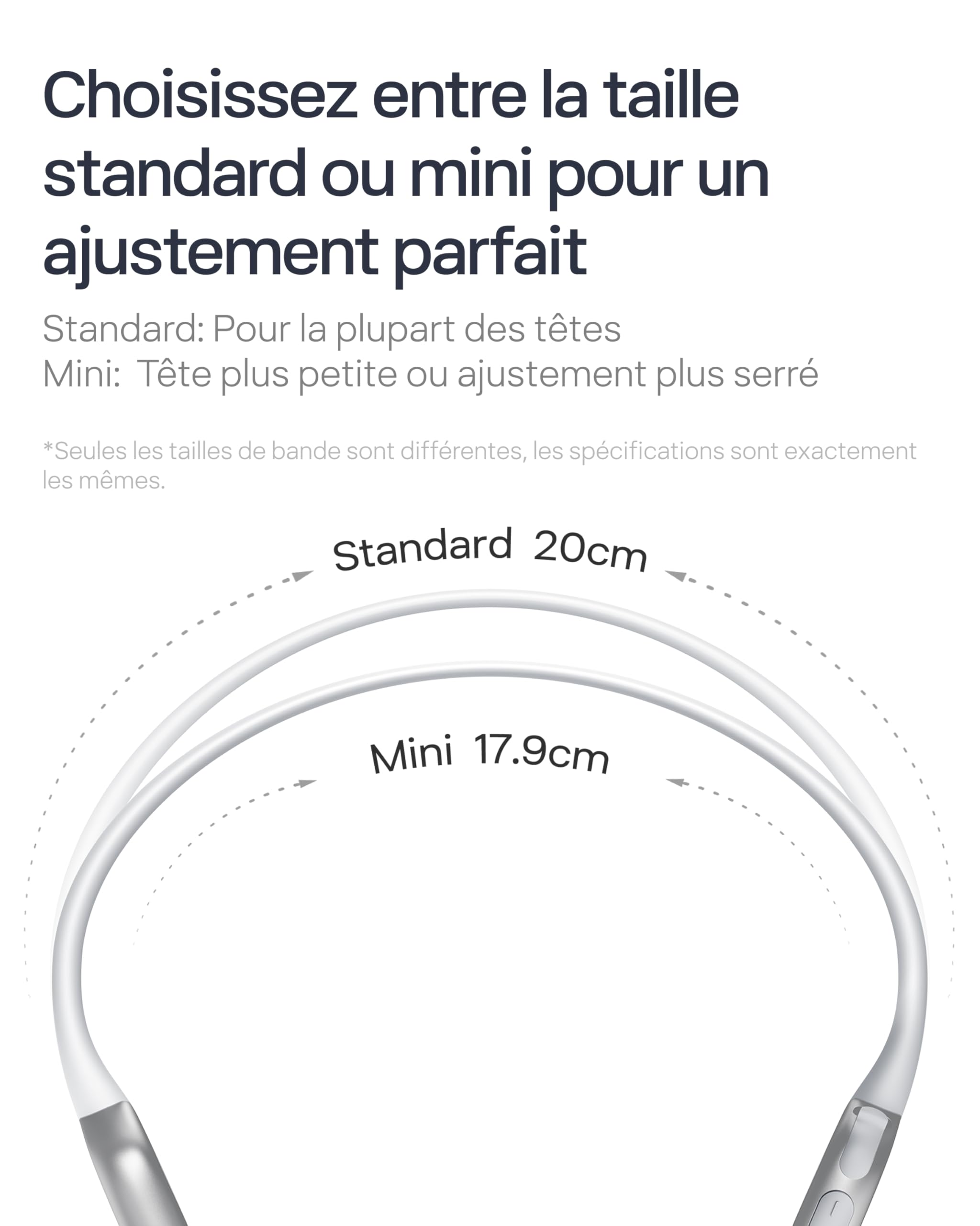 SHOKZ Casque à Conduction Osseuse OpenRun Pro 2 Mini, Écouteurs sans Fil Bluetooth 5.3, Microphones Réducteurs de Bruit, Étanchéité IP55, 12h d’Autonomie, Charge Rapide USB-C, Argent