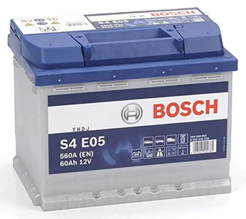 Bosch S4E05 - Batterie Auto - 60A/h - 640A - Technologie EFB - adaptée aux Véhicules avec Start/Stop