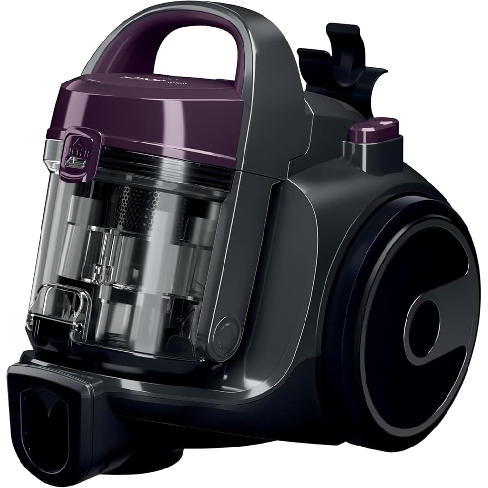 Bosch Electroménager Série 2, BGC05AAA1, aspirateur traîneau sans Sac, capacité de 1,5L, Filtre hygiénique Lavable, Haute Performance d’Aspiration, Rayon d'action de 9 m, Compact et léger, Violet : Cuisine et Maison