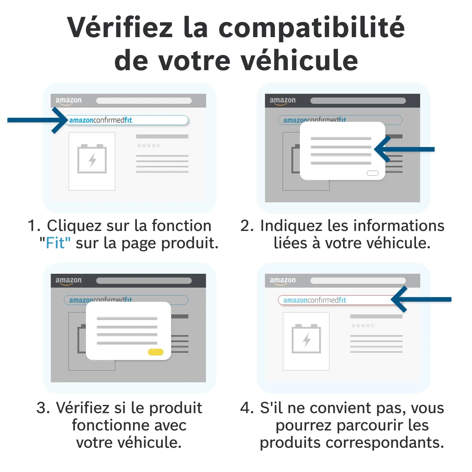 Bosch S4 E08 Batterie Auto 70 A/h - 760 A - Batterie 12 V, EFB Plomb-acide pour Véhicules avec Système Start/Stop, Polarité Gauche (-) Droite (+), 278 x 175 x 190 mm