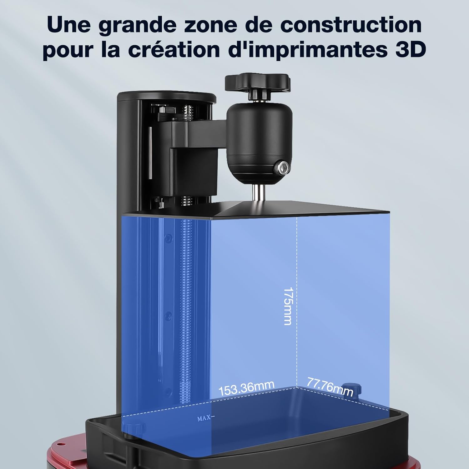 Imprimante 3D LCD ELEGOO Mars 4 MSLA - 153,36 * 77,76 * 175 mm