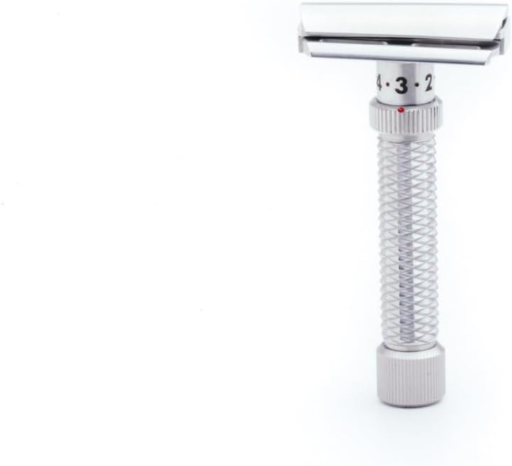 Rex Supply Company, Rex Konsul, rasoir de sécurité à double tranchant en acier inoxydable à angle réglable