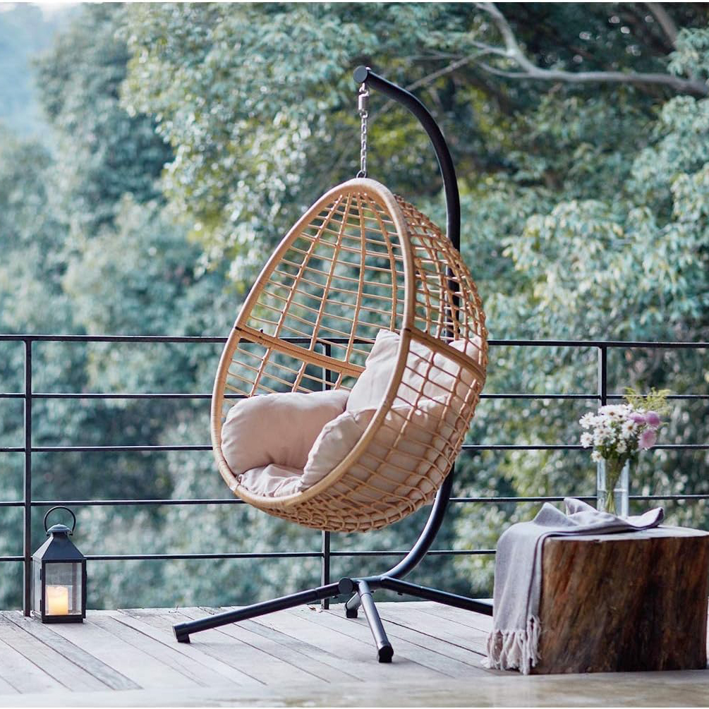 natural rattan rocking chair ,hanging wicker chair
