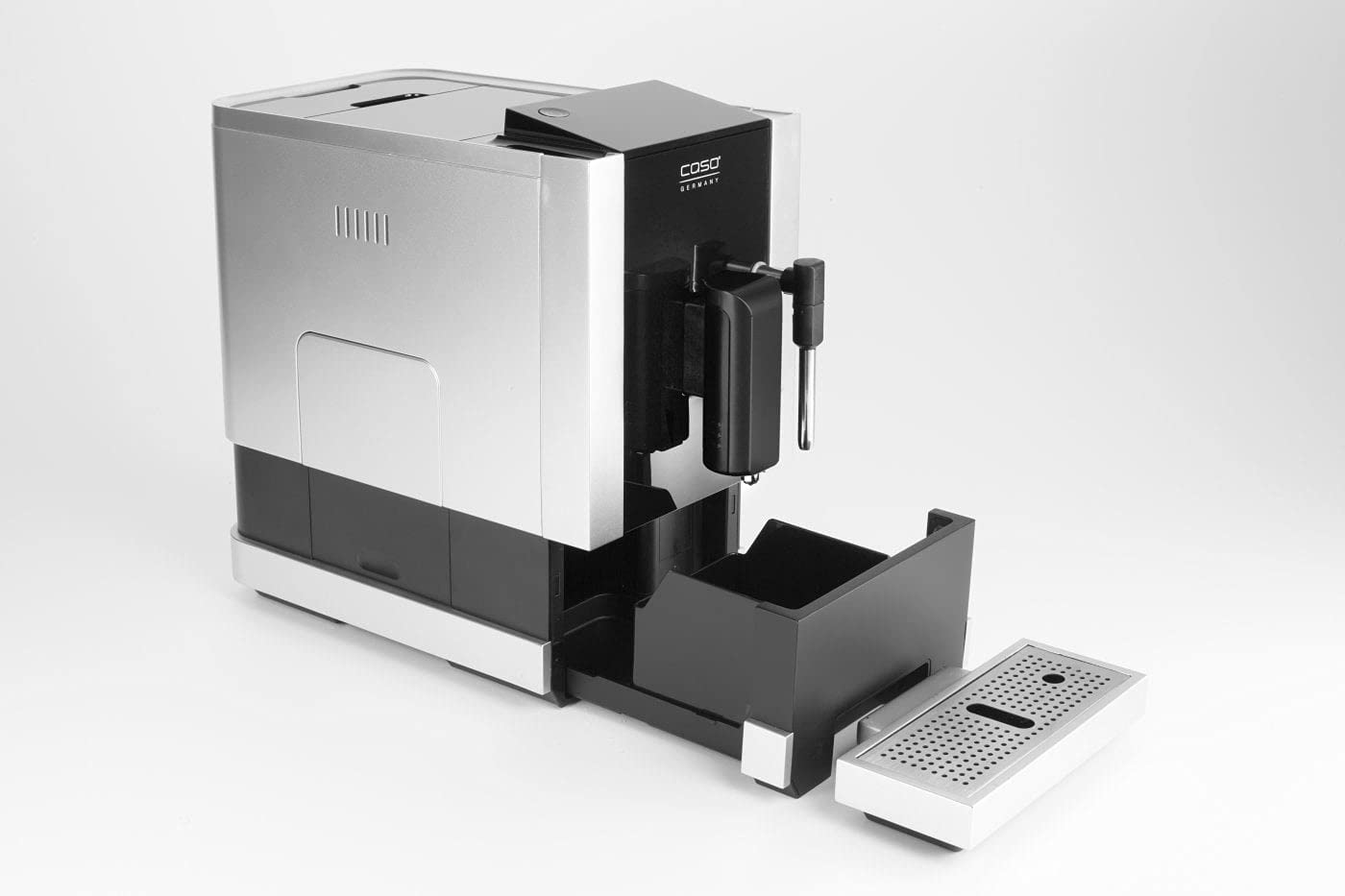 CASO Café Crema One - Machine à café automatique design, système de chauffage innovant, broyeur conique extra-silencieux en acier inoxydable, pour esp