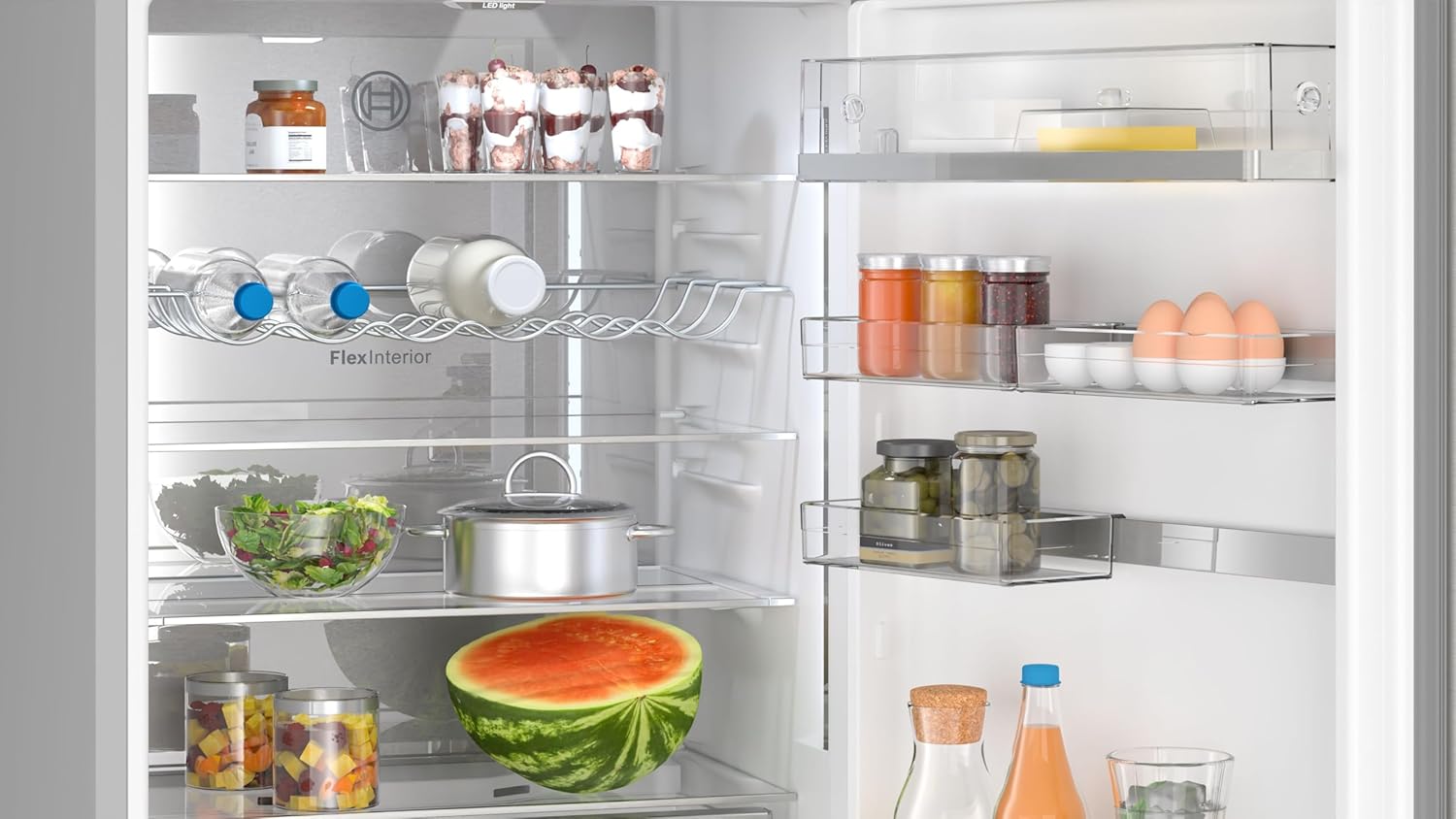 Bosch KGN49AIBT - Réfrigérateur combiné pose libre série 6 - 440 L