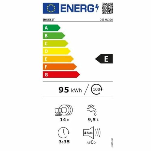 LAVE  VAISSELLE TOUT INT�GRABLE 14 COUVERTS 46DB CLASSE E 5 PROGRAMMES : Gros électroménager