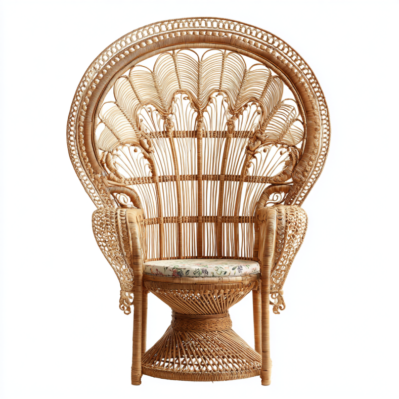 Fauteuil en rotin tressé – Unlimited