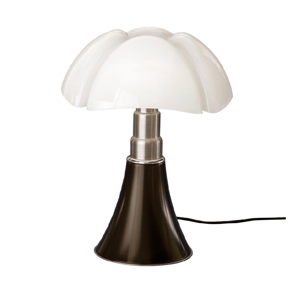 Lampe de table design moderne en métal et abat-jour acrylique