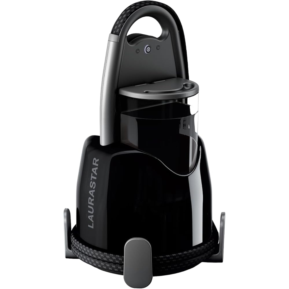 Laurastar Lift Plus Ultimate Black, Centrale Vapeur Nomade 3en1, Repasse, Défroisse et Purifie Vos Textiles, Vapeur Hygiénique, Réservoir Amovible, Repassage Vertical, Enrouleur Automatique, Noir : Cuisine et Maison