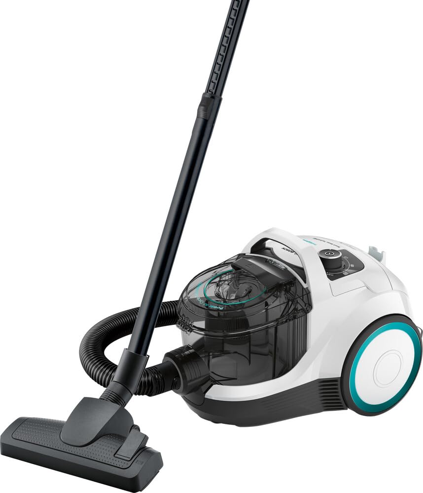 Bosch Electroménager Série 4, BGC21HYG1, aspirateur traîneau sans Sac Pro Hygiène, Filtre hygiénique UltraAllergie, Puissant et Compact, 550 Watts, Ac