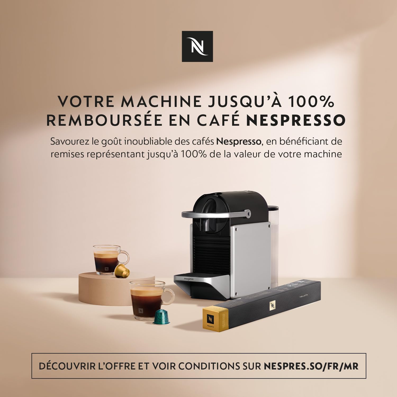 Nespresso Krups Machine à Café Citiz Argent Cafetière à Capsules YY4118FD