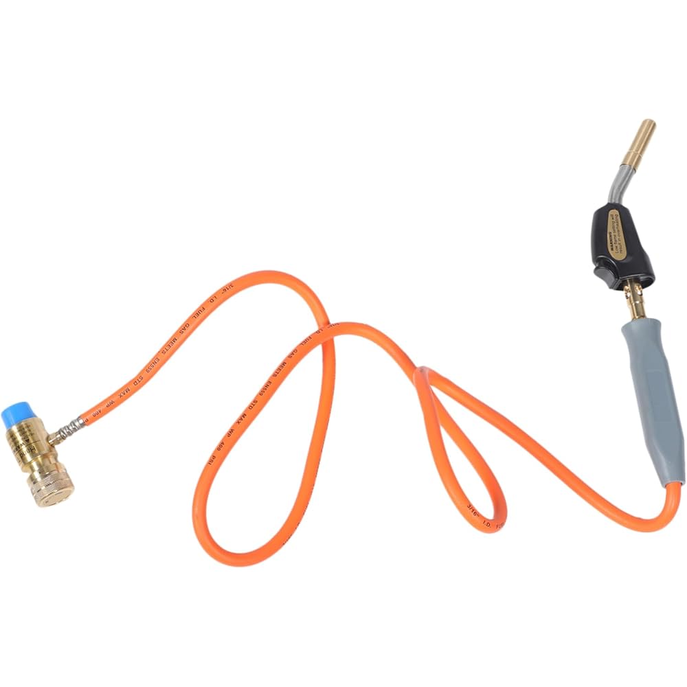 TOPBATHY 2 Ensembles De De Soudage Torche À Gaz Avec Brûleur De Contrôle De Flamme Tête De Torche Torche Au Portable Flamme + Lanceur Torche Au Pour Chauffer : Cuisine et Maison