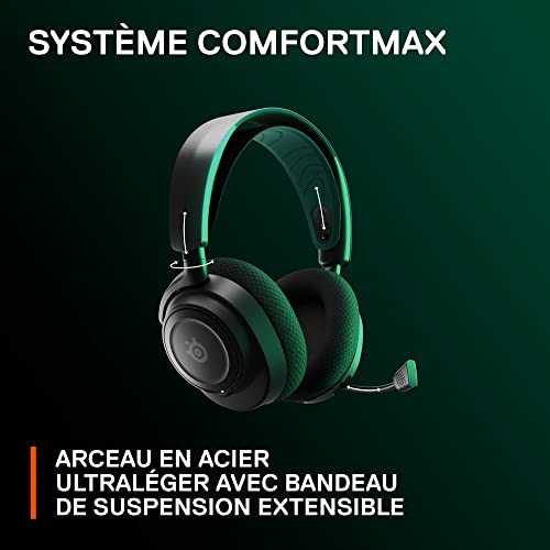 SteelSeries Arctis Nova 7X – Casque de jeu Wireless – Multi-System Gaming & Mobile – Système Nova Acoustic – 2.4 GHz & Bluetooth Simultané – Batterie 38 h – USB-C – Xbox Series X|S, PC, PS5, Switch