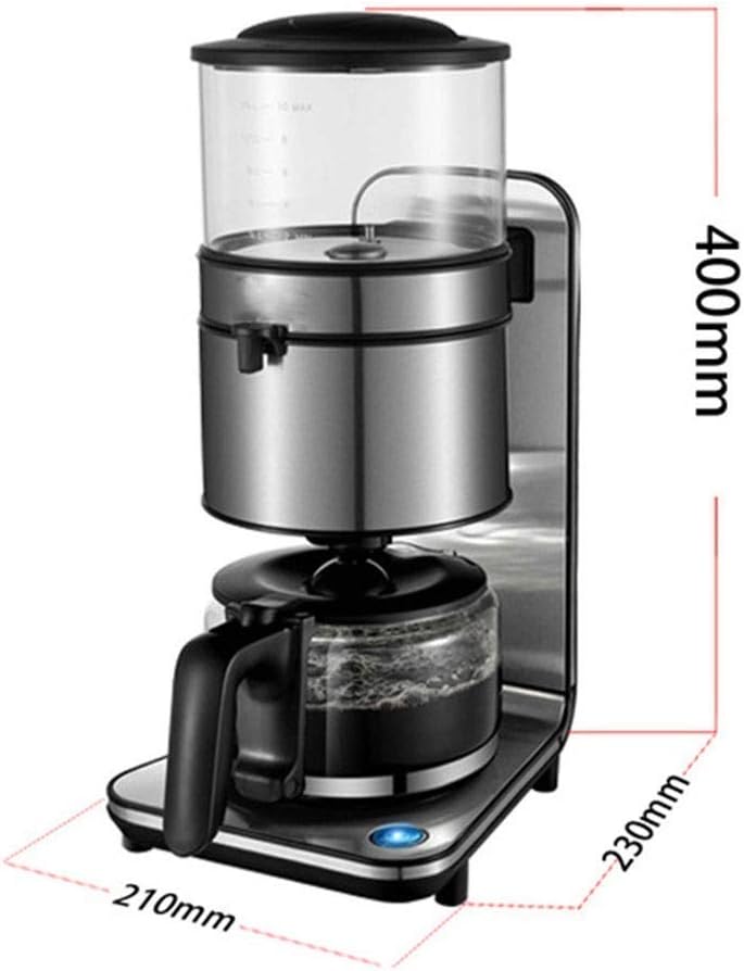 Machine à Café Machine à Café Automatique, Cafetière Goutte à Goutte, Maison, Bureau, Commercial, Peut Contenir 5 Tasses, HUANGHAIQIU