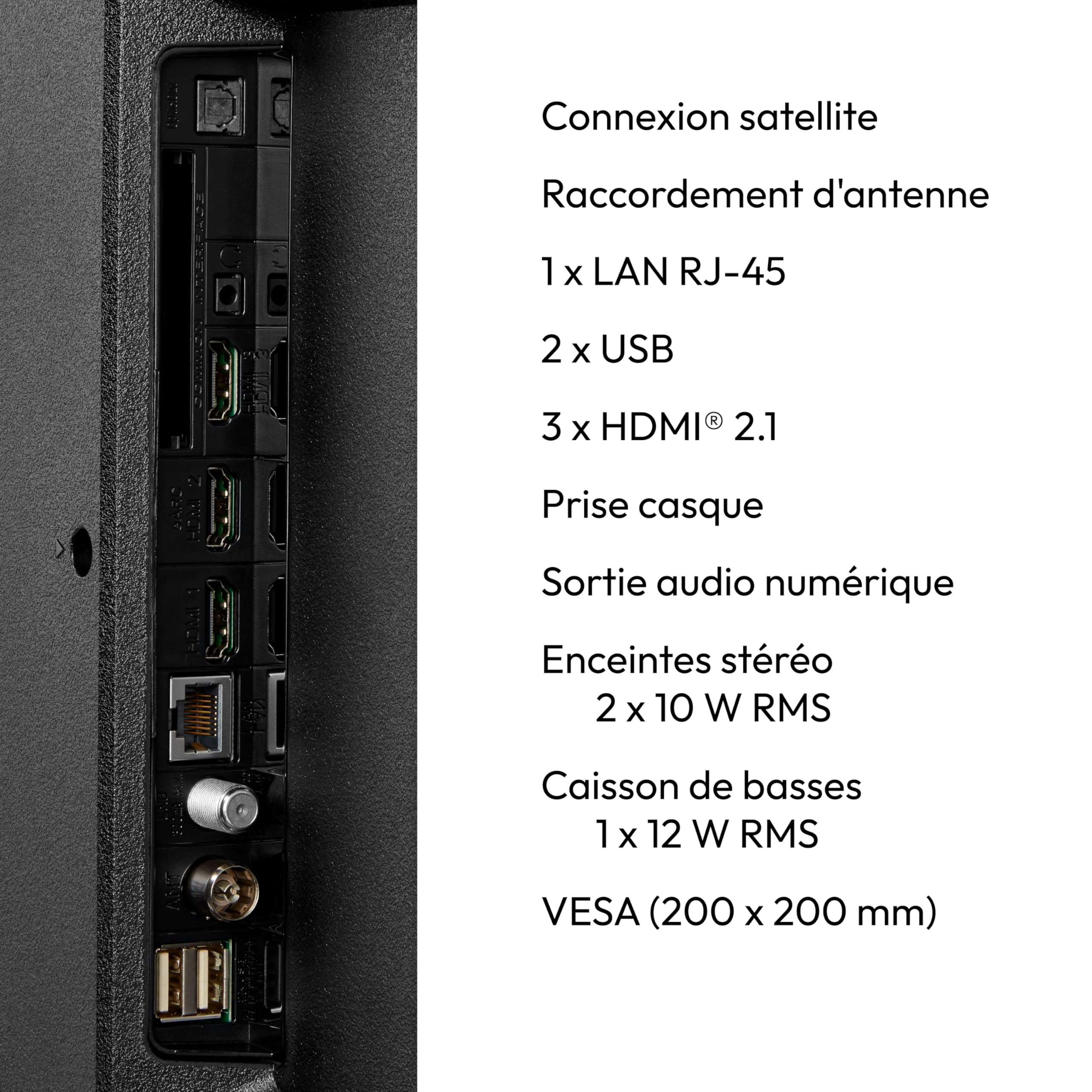 MEDION TV 50 Pouces 4K (125,7 cm) QLED Television (Smart TV 4K, Dolby Vision HDR, VIDAA Store, Prime Video, Disney+, DAZN, Paramount+, DTS X, Dolby At