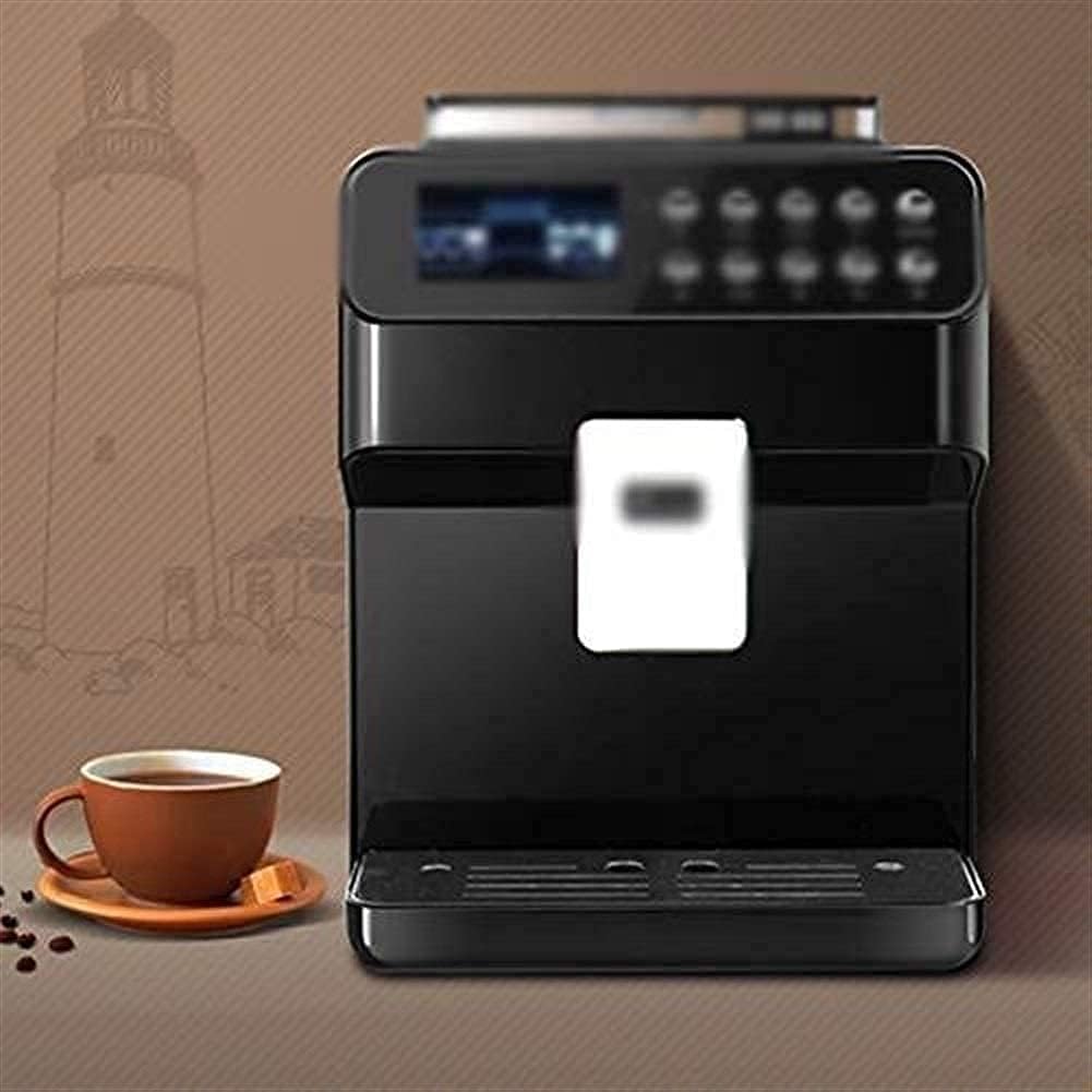 Machine à Café Espresso Machine, Machine à Café Entièrement Automatique Pompe à Mousse de Lait Automatique à un Bouton Machine à Café 270Mm Intéressan