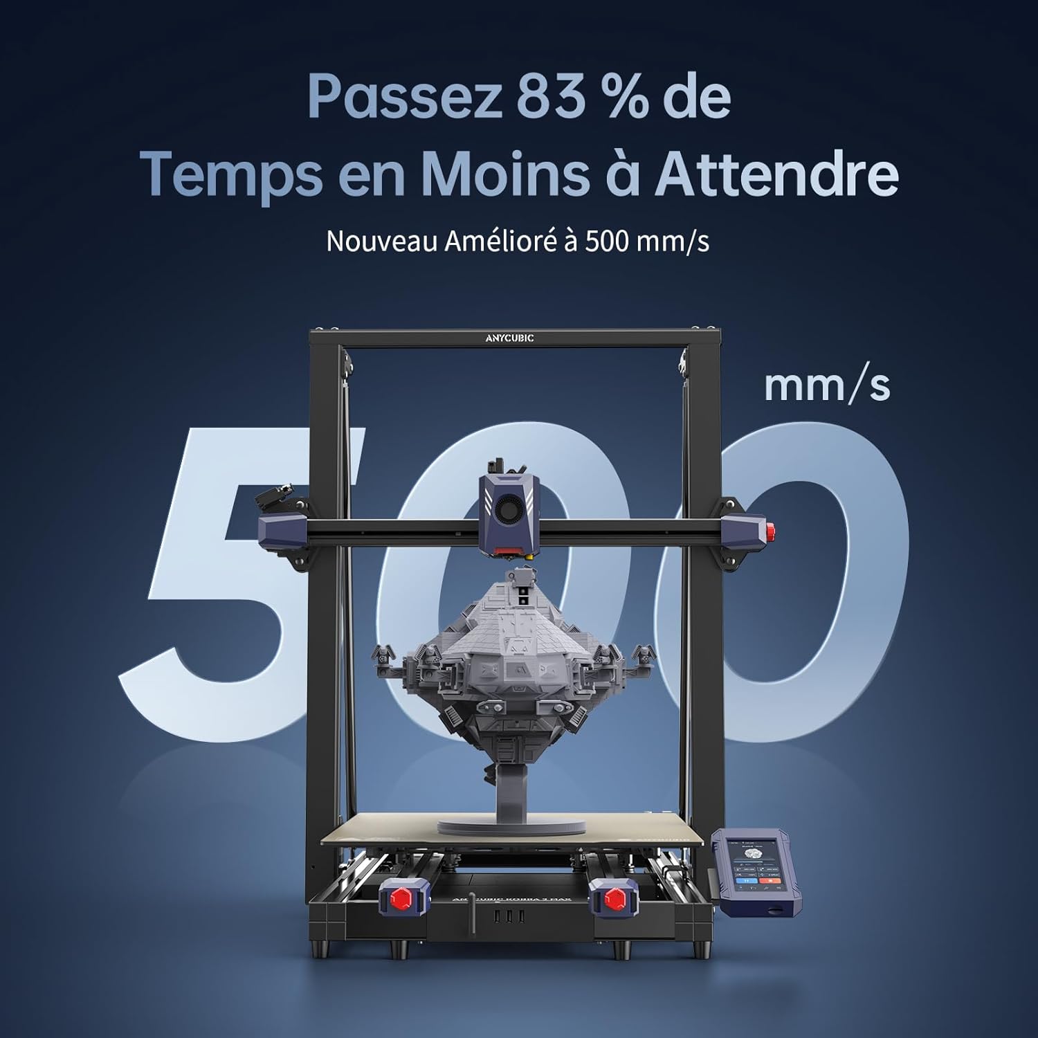 Imprimante 3D Anycubic Kobra 2 Max – 420 x 420 x 500 mm