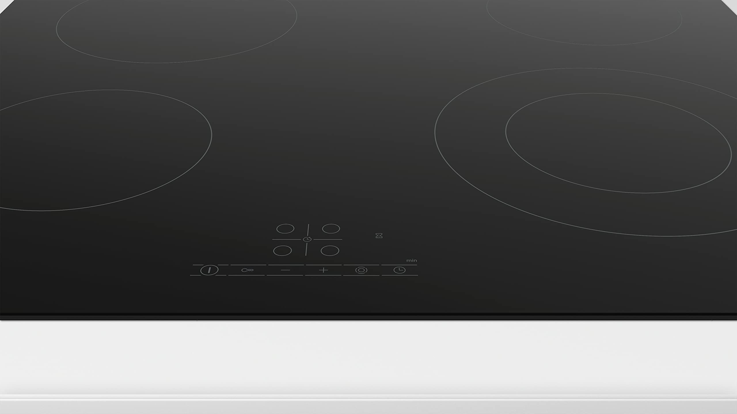 Bosch PUC611BB5E- Série 4, Plaque à Induction - 3 Feux - 60 cm - Puissance 4600 W - Noir