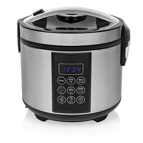 Tristar Appareils multi cuisson, Noir, Acier inoxydable, 1,5 Litre : Cuisine et Maison