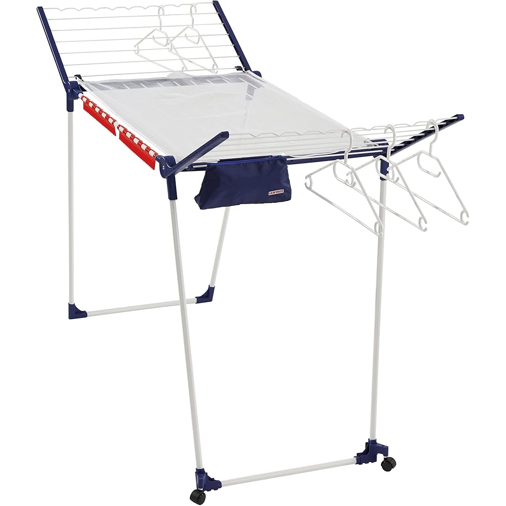 Leifheit Pegasus 200 Gullwing Égouttoir à Linge Blanc/Bleu : Cuisine et Maison