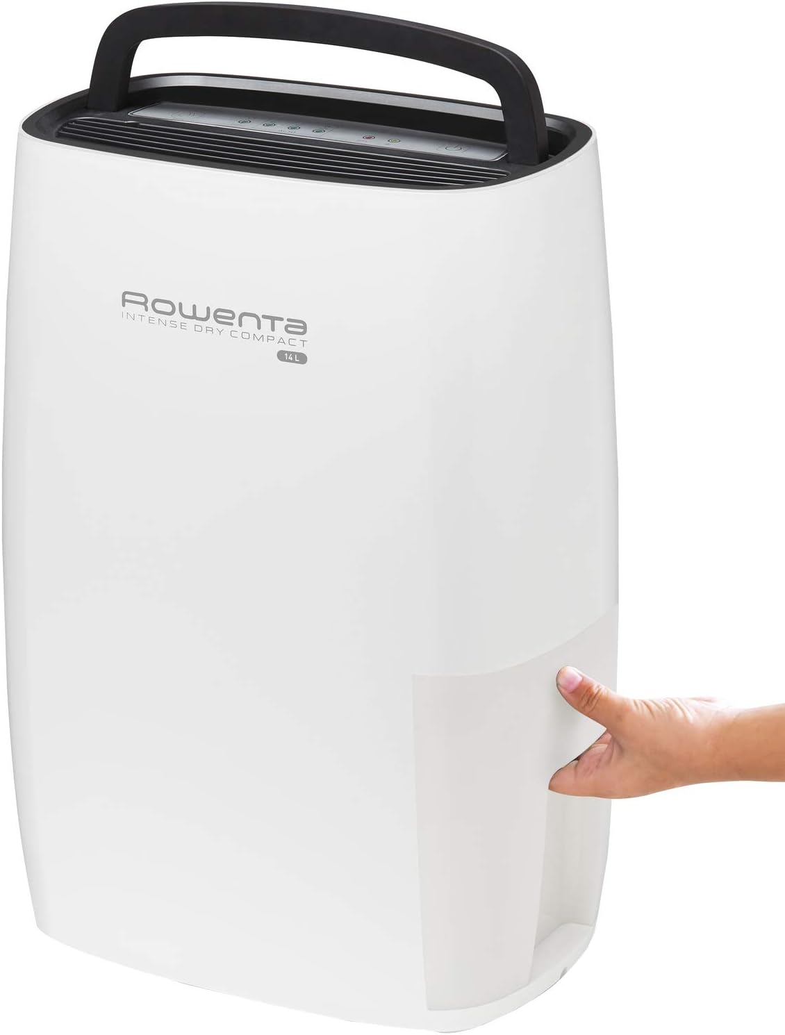 Rowenta Intense Dry Compact DH4224 Déshumidificateur 14L 3 programmes Fonction Linen Dry Filtre compact silencieux