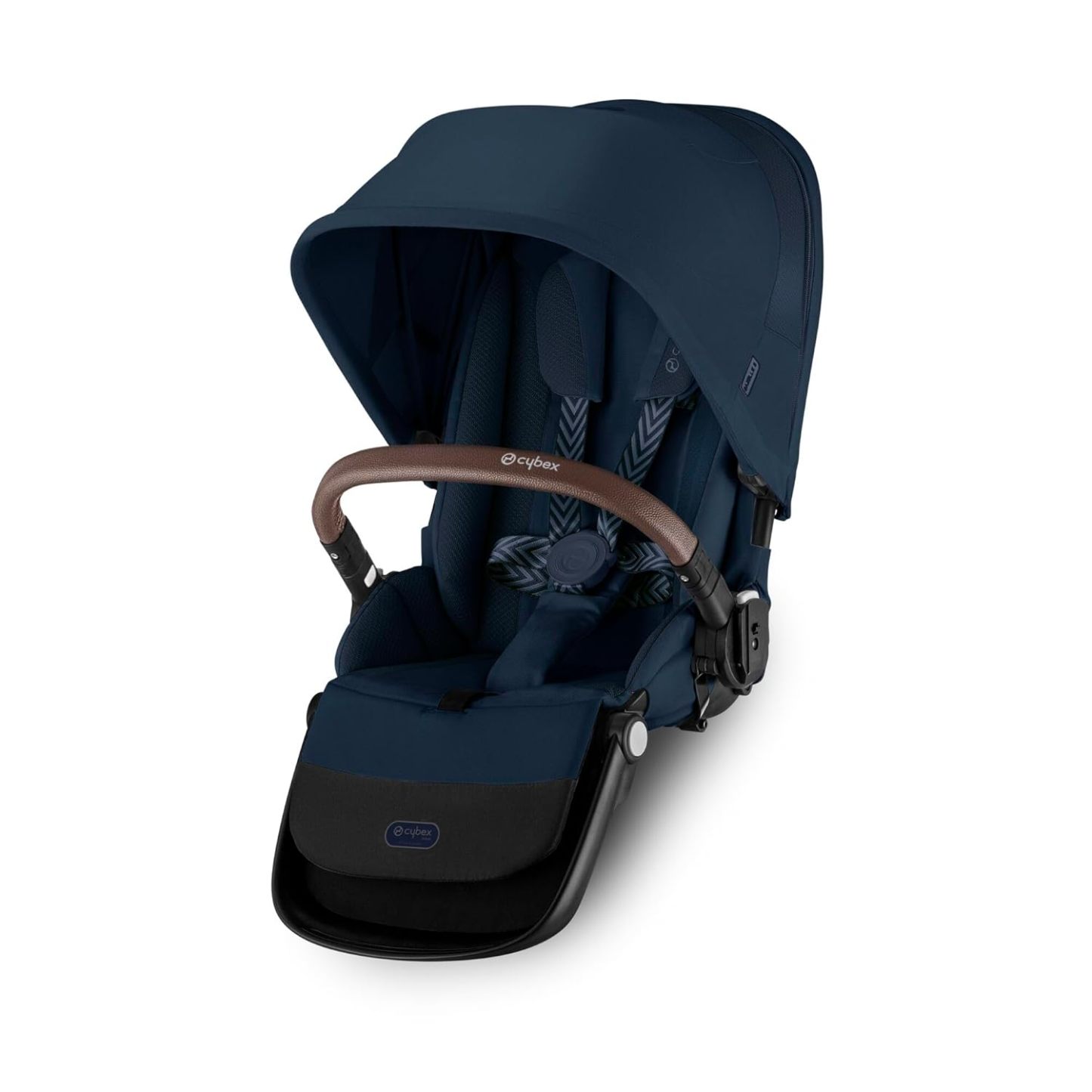 CYBEX Gold Sitzeinheit für Kinderwagen GAZELLE S und e-GAZELLE S, Ab Geburt bis ca. 4 Jahre, Moon Black