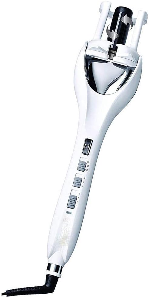 KKMNDE Bigoudi - Bigoudi Automatique Baguettes à friser Les Cheveux Tourmaline Céramique Chaleur instantanée Fer à friser Les Cheveux Ondulés Bigoudi