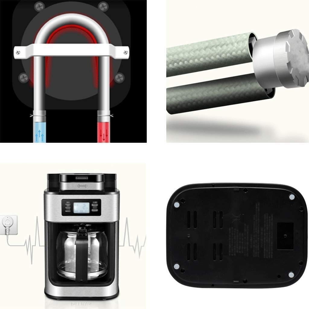 Machines à Café Machine à Café, Machine à Café Entièrement Automatique Grinder Machine à Café à Domicile Poudre de Soja Machine à Café à Café à Double