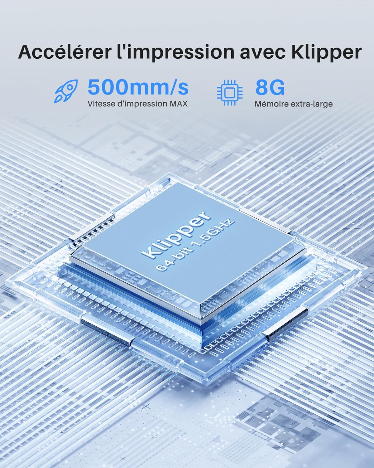 Imprimante 3D rapide ELEGOO Neptune 4 Pro - 225x225x265mm