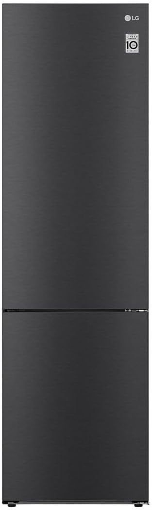 LG GBP62MCNAC Kühl-Gefrierkombi – 384 L, Energieeffizienz A, Total NoFrost, DoorCooling+, niedriger Geräuschpegel, modernes Design in Anthrazit Schwarz, 59,5 x 67,5 x 203 cm