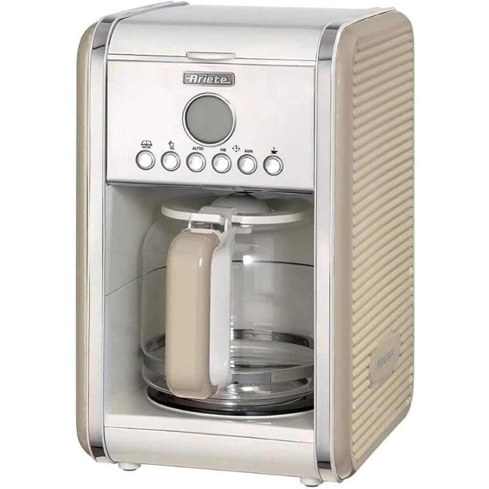 Cafetière goutte à goutte Ariete 1342/03 2000W (12 Tasses) Beige : Cuisine et Maison