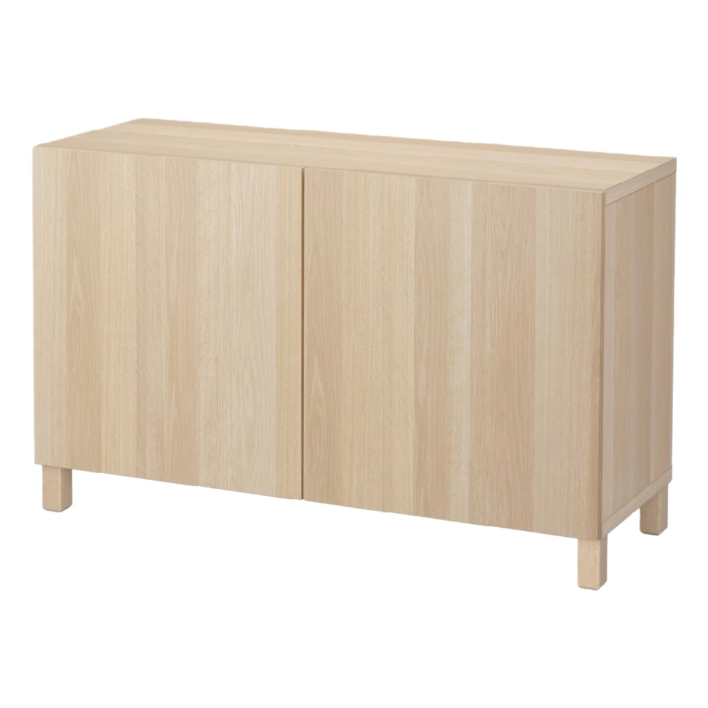 Buffet 2 portes en chêne clair