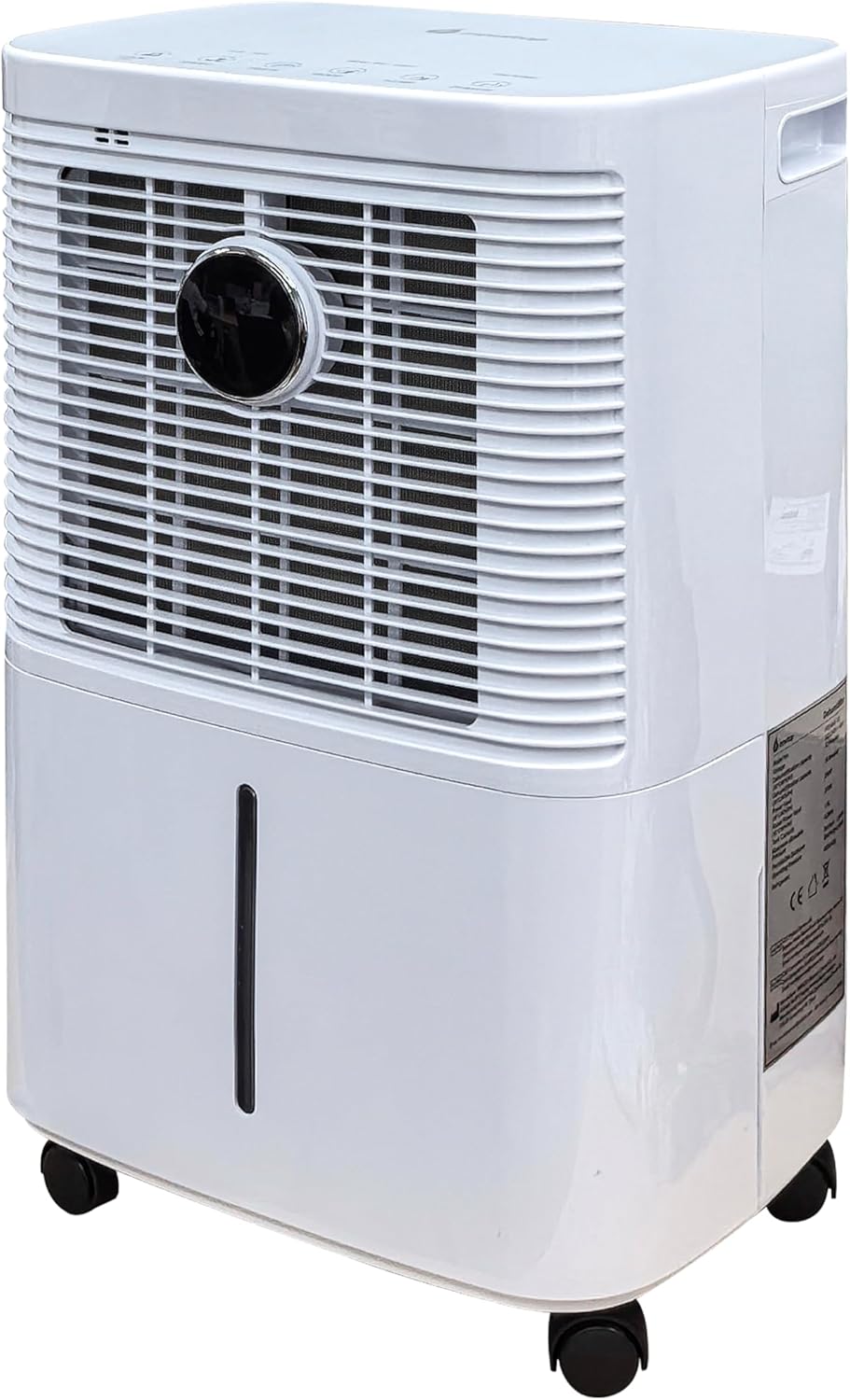 Innvitop Déshumidificateur pour sous-sol avec tuyau d'évacuation pour la maison, grande pièce, chambre, contrôle et surveillance intelligents de l'humidité, 3 modes de fonctionnement