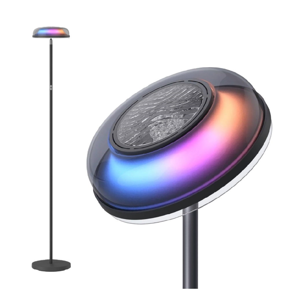 Lampadaire LED RGB intelligent à lumière d’ambiance