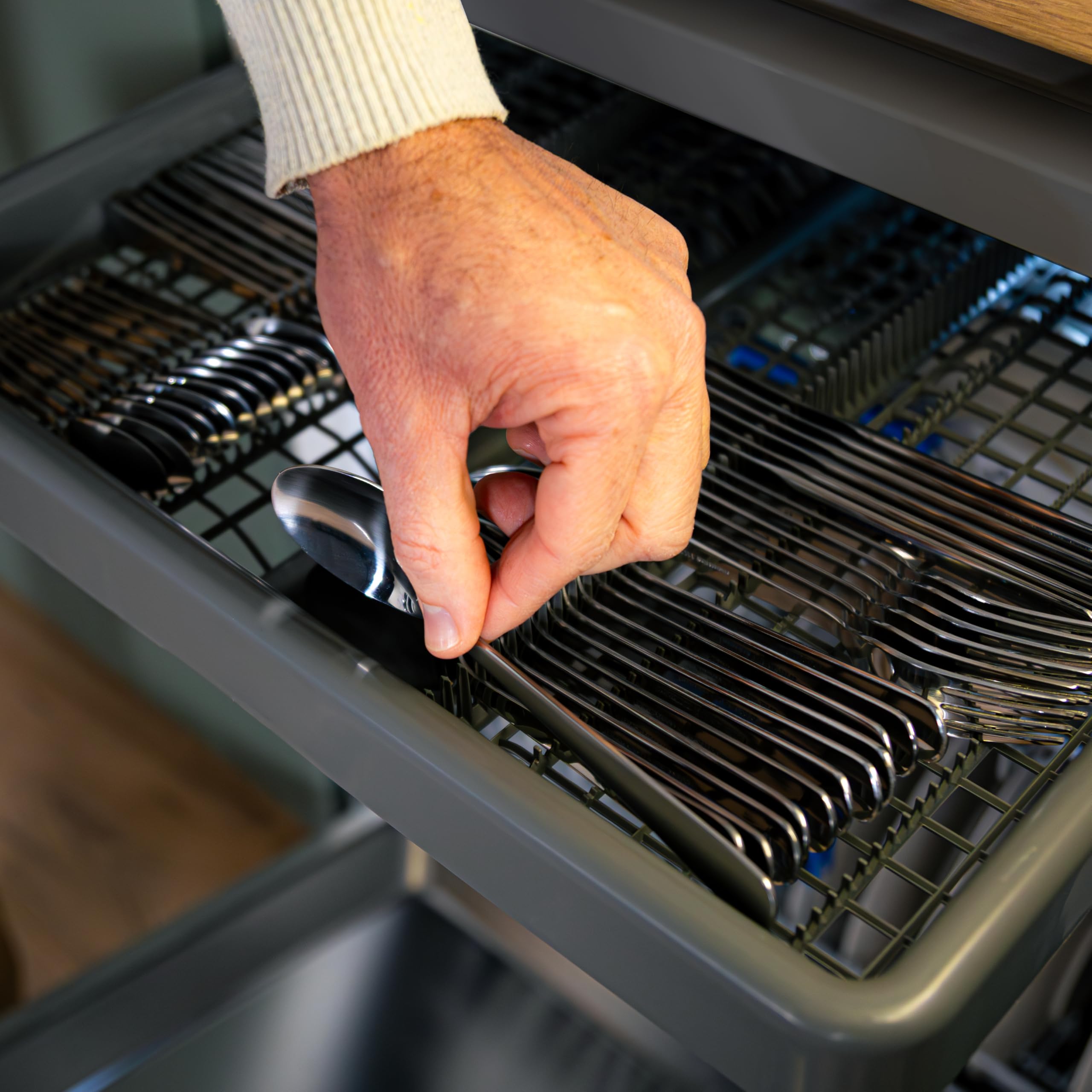 Cecotec Lave-vaisselle 60cm Bolero Aguazero 6700 Dark B Lave-vaisselle foncé, 15 couverts, Classe B, Moteur Inverter Plus, O2 Dry, Lavage Double Zone,