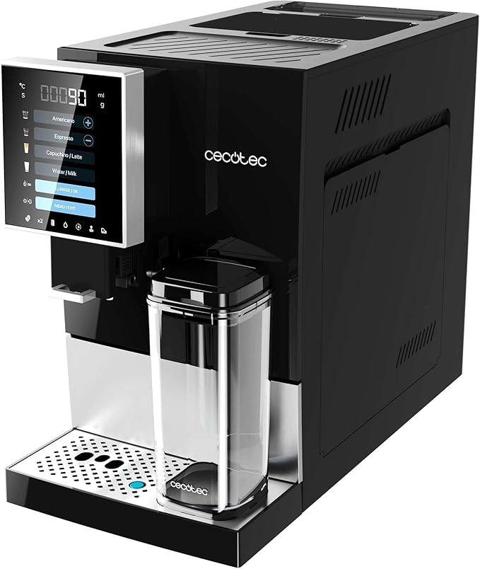 Machine à café super automatique Cecotec Cremmaet Compactccino noir argent
