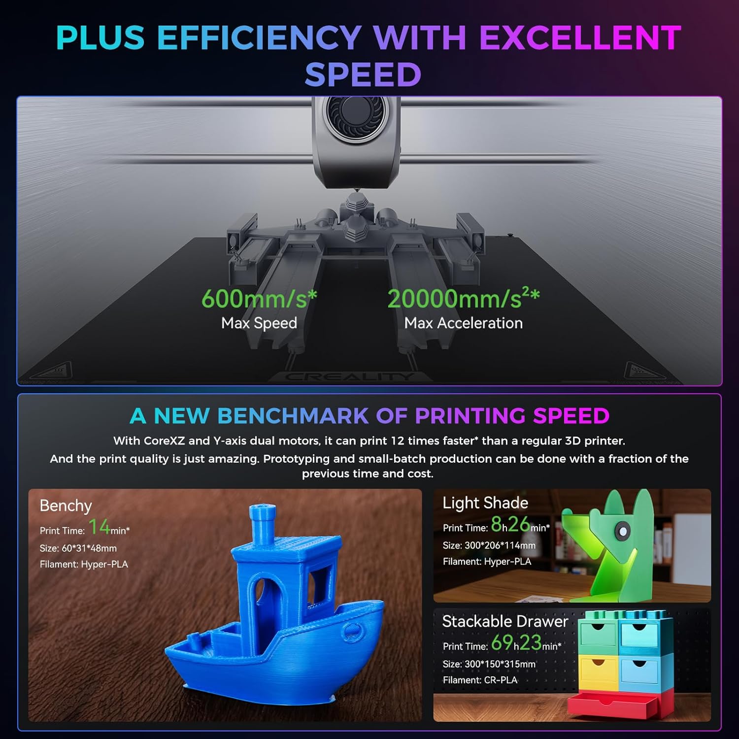 Imprimante 3D Creality Ender-3 V3 Plus CoreXZ - 300*300*330 mm