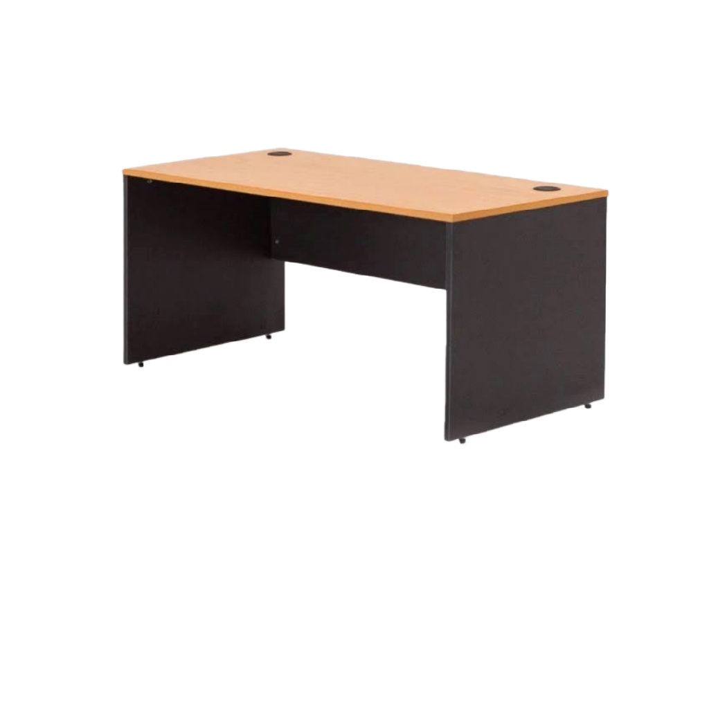 Bureau droit professionnel noir et chêne — Design sobre et fonctionnel