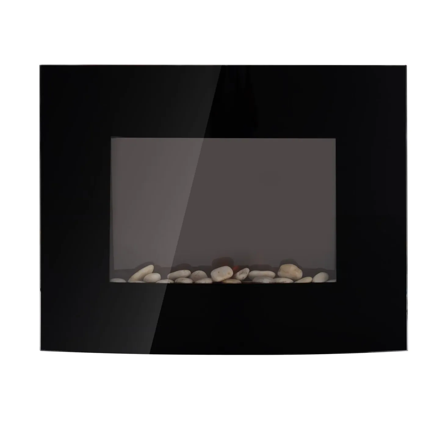 HOMCOM Elektrokamin LED-Flammeneffekt 7 Farben Überhitzungsschutz Edelstahl