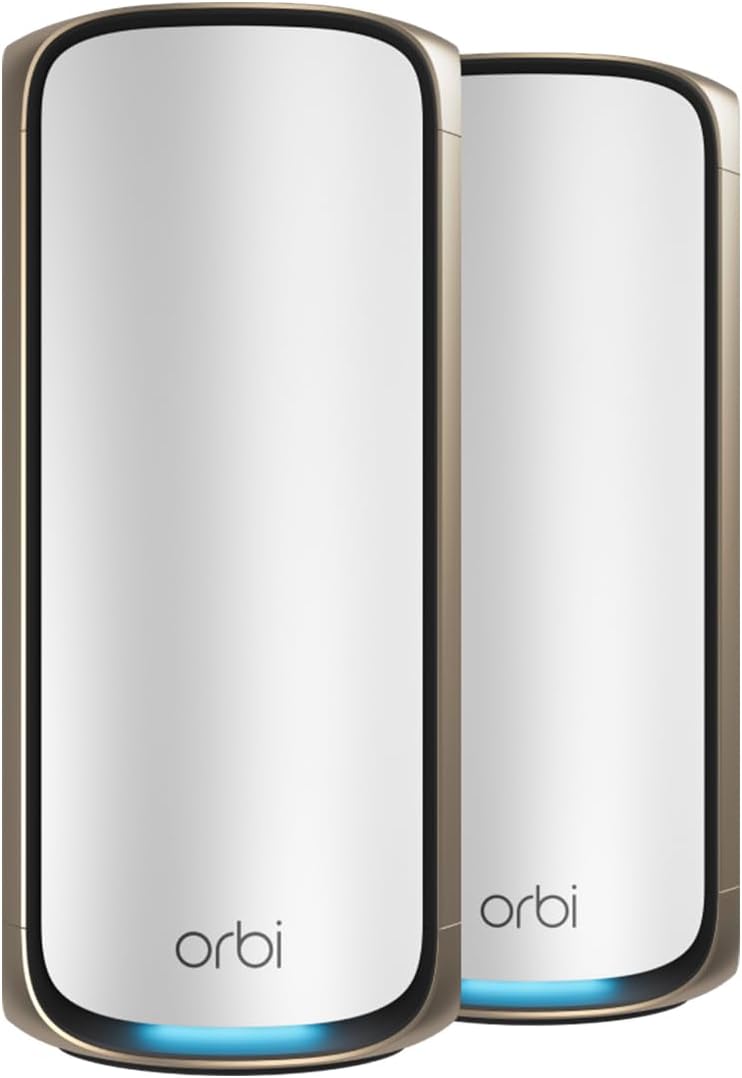 NETGEAR Orbi nouvelle génération Système WiFi 7 Mesh Quad-Band (RBE972S)