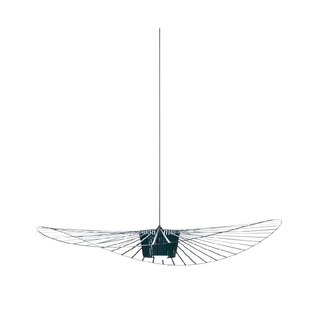 Suspension design en métal forme aile – luminaire moderne artistique