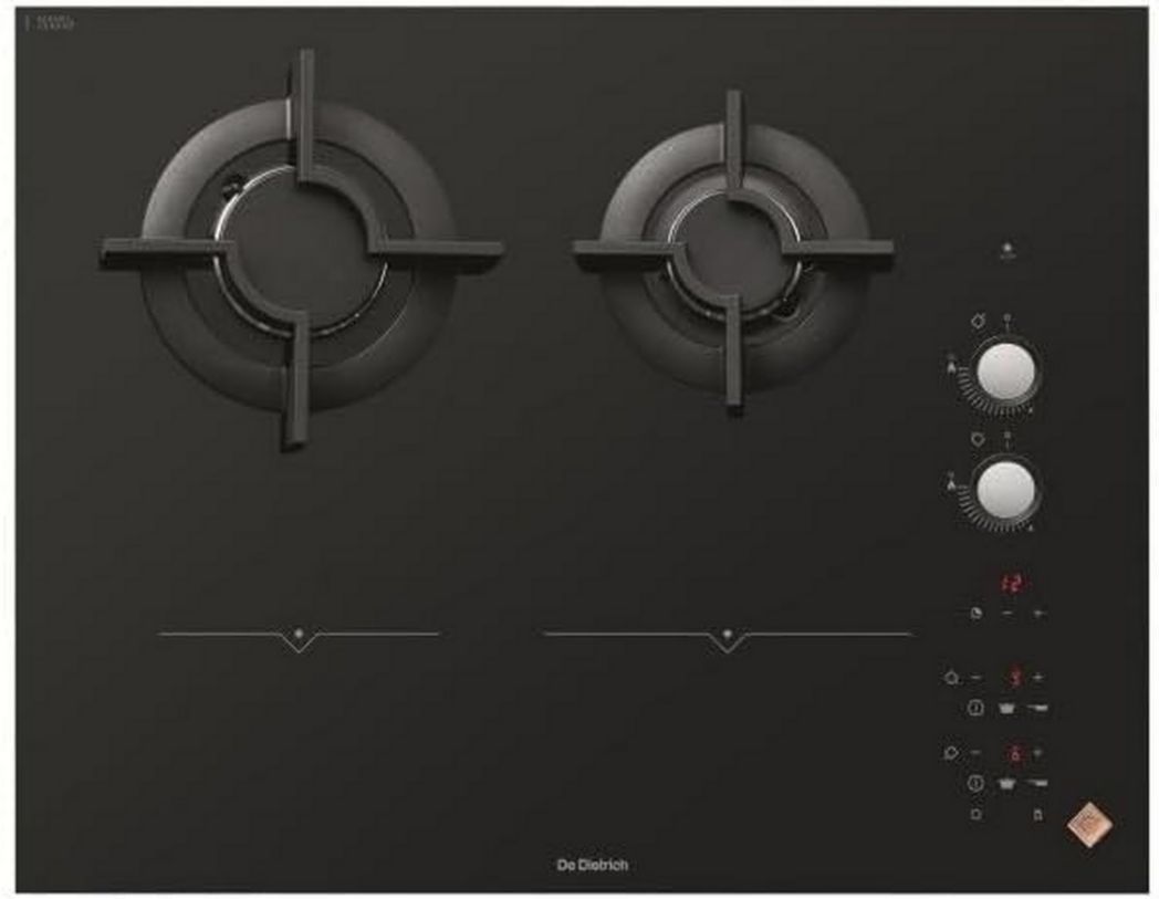 DE DIETRICH DPI7602BM Plaque de cuisson mixte noire